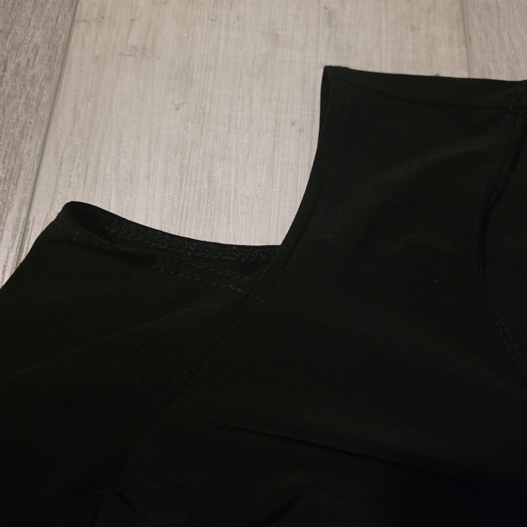 Joseph Ribkoff Black Cold Shoulder Blouse with Lace Detail - Picture 8 of 8